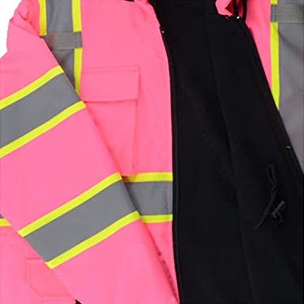 National Apparels Construction Reflective Clothes Safety Reflective Jacket High Visibility Workwear Safety Workers Bomber Waterproof Jacket
